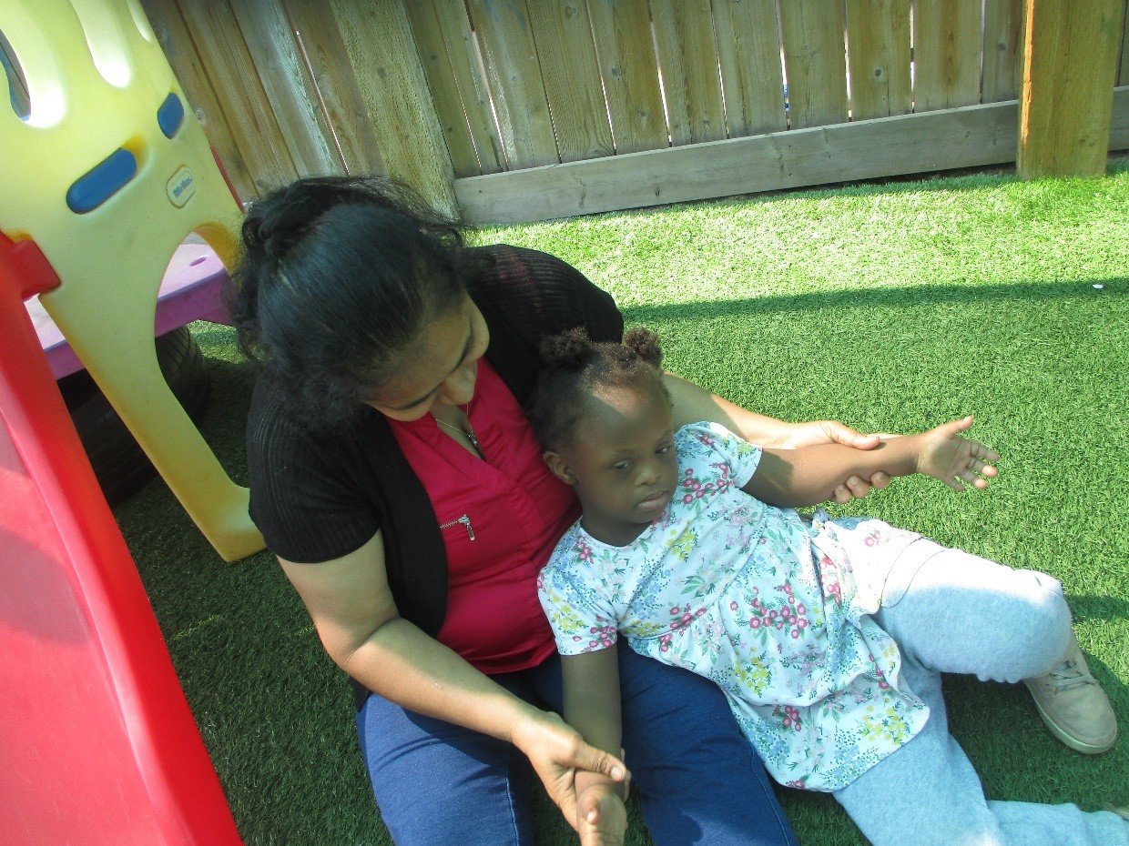 Outdoor play moment
